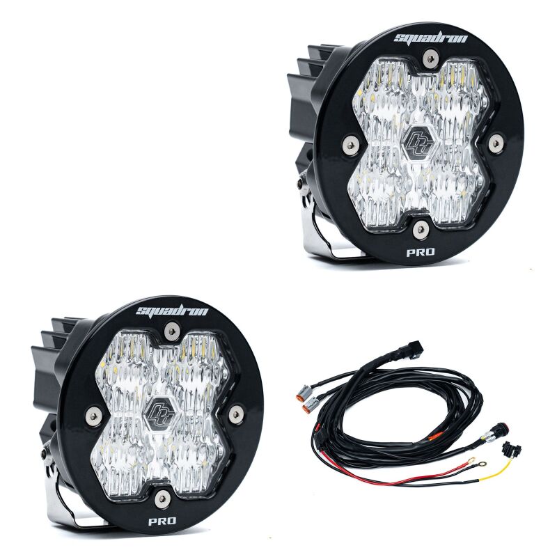 Baja Designs Squadron-R 2.0 Pro LED Wide Cornering Lights, Pair - Part Number 5978052