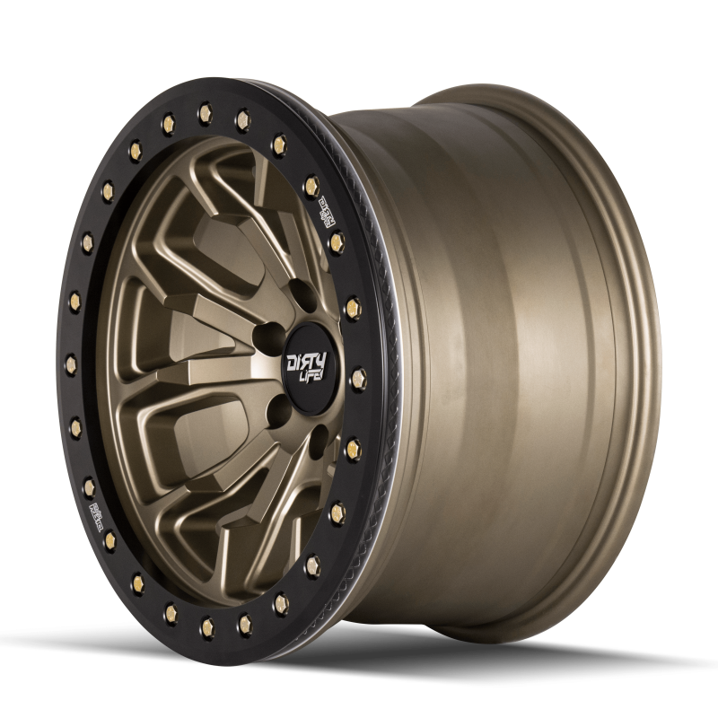 Dirty Life DT-1 9303 17x9 Cast Wheel, 5x127 Bolt Pattern, -12mm Offset, Satin Bronze