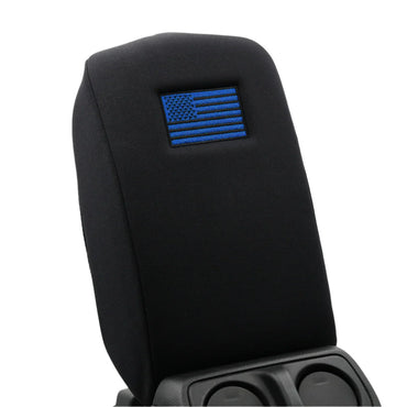 Distinction Applied Embroidered Center Console Armrest Cover "American Flag"