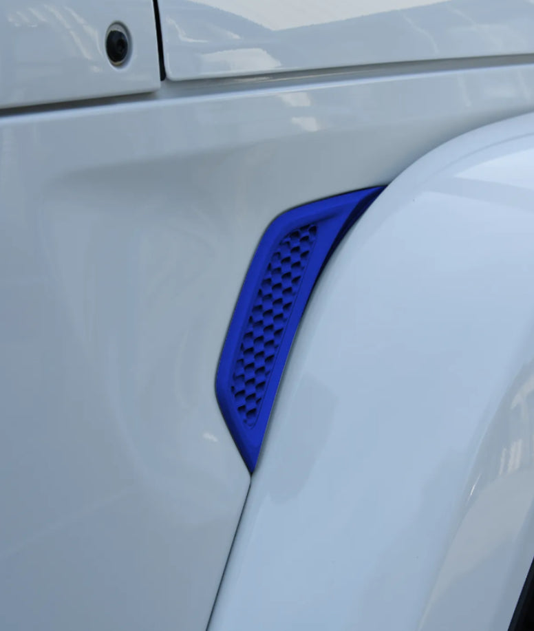 Distinction Applied Jeep Wrangler JL and Jeep Gladiator JT Fender Vents SINGLE COLOR