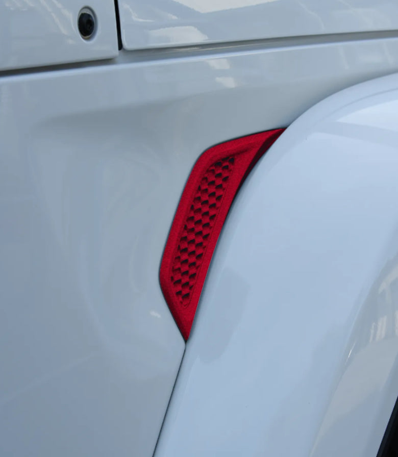 Distinction Applied Jeep Wrangler JL and Jeep Gladiator JT Fender Vents SINGLE COLOR