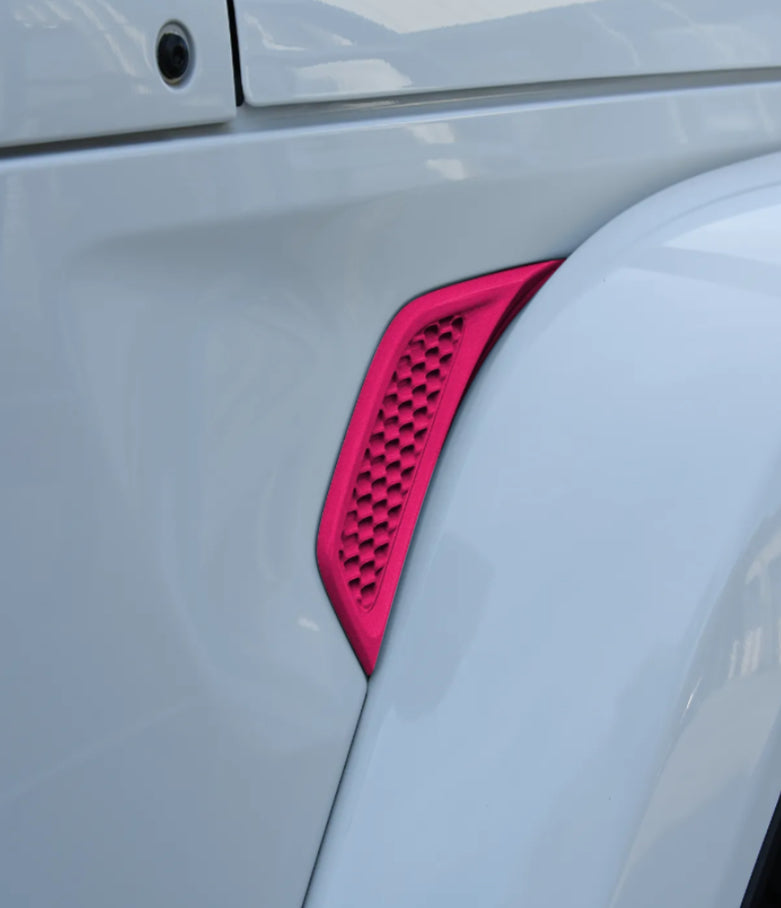 Distinction Applied Jeep Wrangler JL and Jeep Gladiator JT Fender Vents SINGLE COLOR
