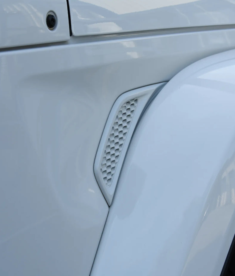 Distinction Applied Jeep Wrangler JL and Jeep Gladiator JT Fender Vents SINGLE COLOR