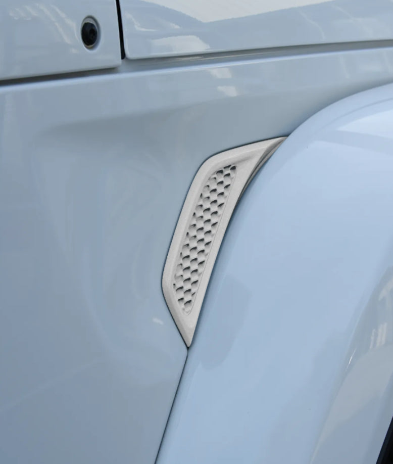 Distinction Applied Jeep Wrangler JL and Jeep Gladiator JT Fender Vents SINGLE COLOR