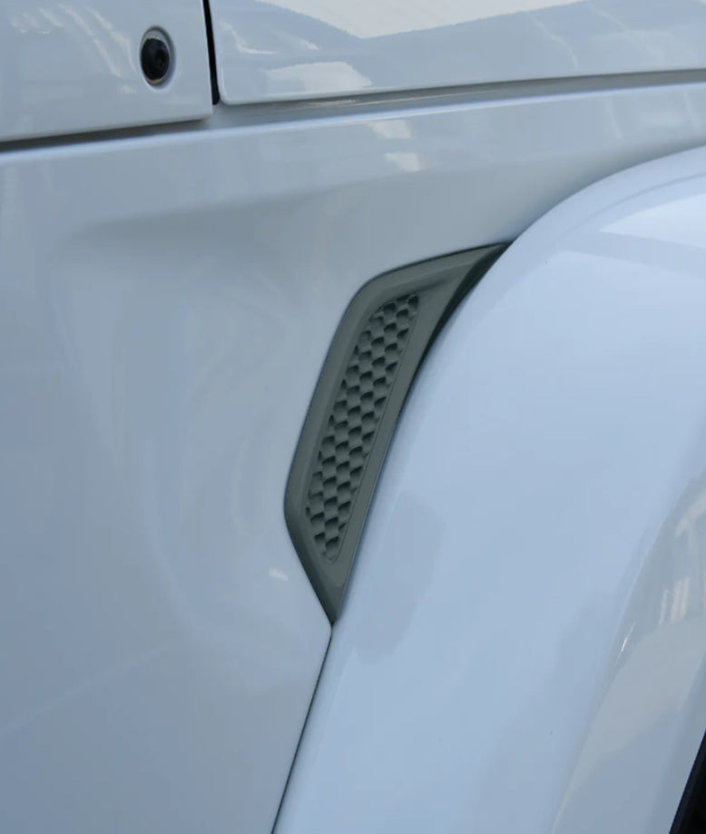 Distinction Applied Jeep Wrangler JL and Jeep Gladiator JT Fender Vents SINGLE COLOR
