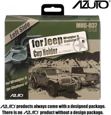 AZUTO Left Hand (Drivers Side) Cup Holder Jeep JL/JT MHG-037