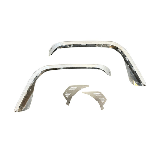 Crusher Front Fender Flares for Jeep JL/JLU/JT Gladiator - Aluminum