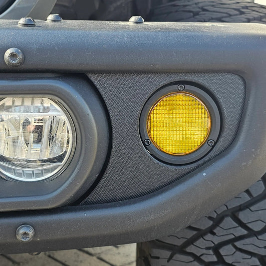 NocTurtle OEM Steel Bumper Light Add-On for Wrangler and Gladiator