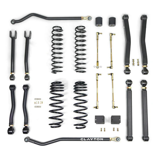Clayton Off-Road Overland Plus Short Arm Suspension System for JL Wrangler