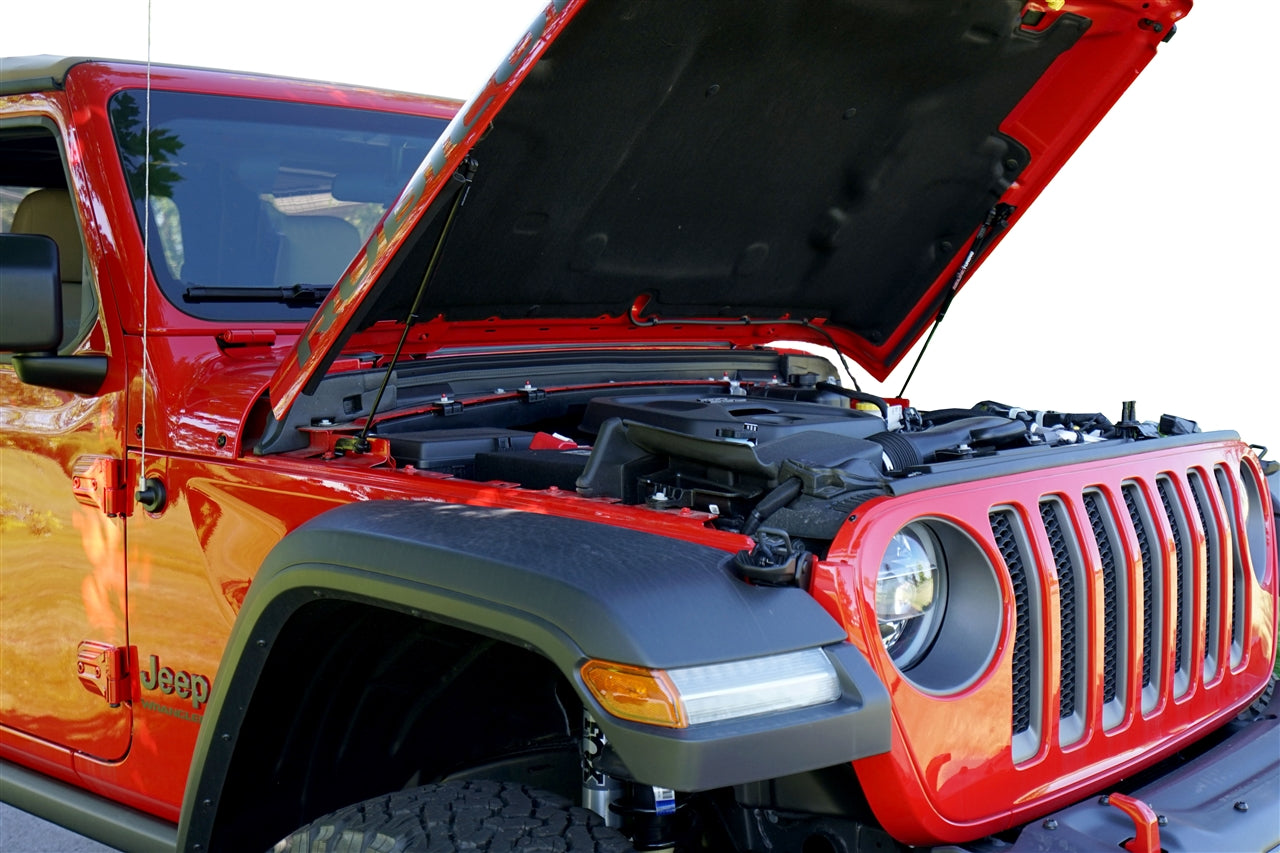 Redline Tuning QuickLIFT PLUS Hood Struts for 2018 and newer Wrangler / Gladiator