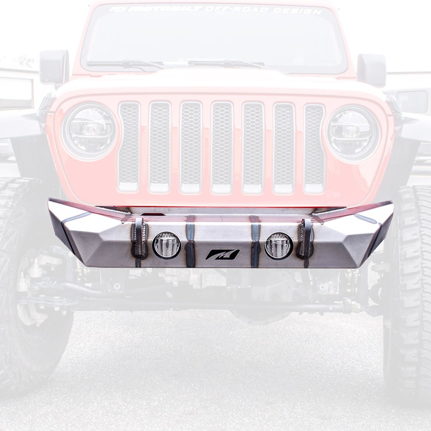 Hammer Front Bumper w/ Fog Mount - fits Jeep JL / JT