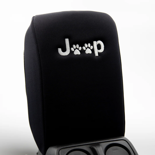 Distinction Applied Embroidered Center Console Armrest Cover "Paw Print"