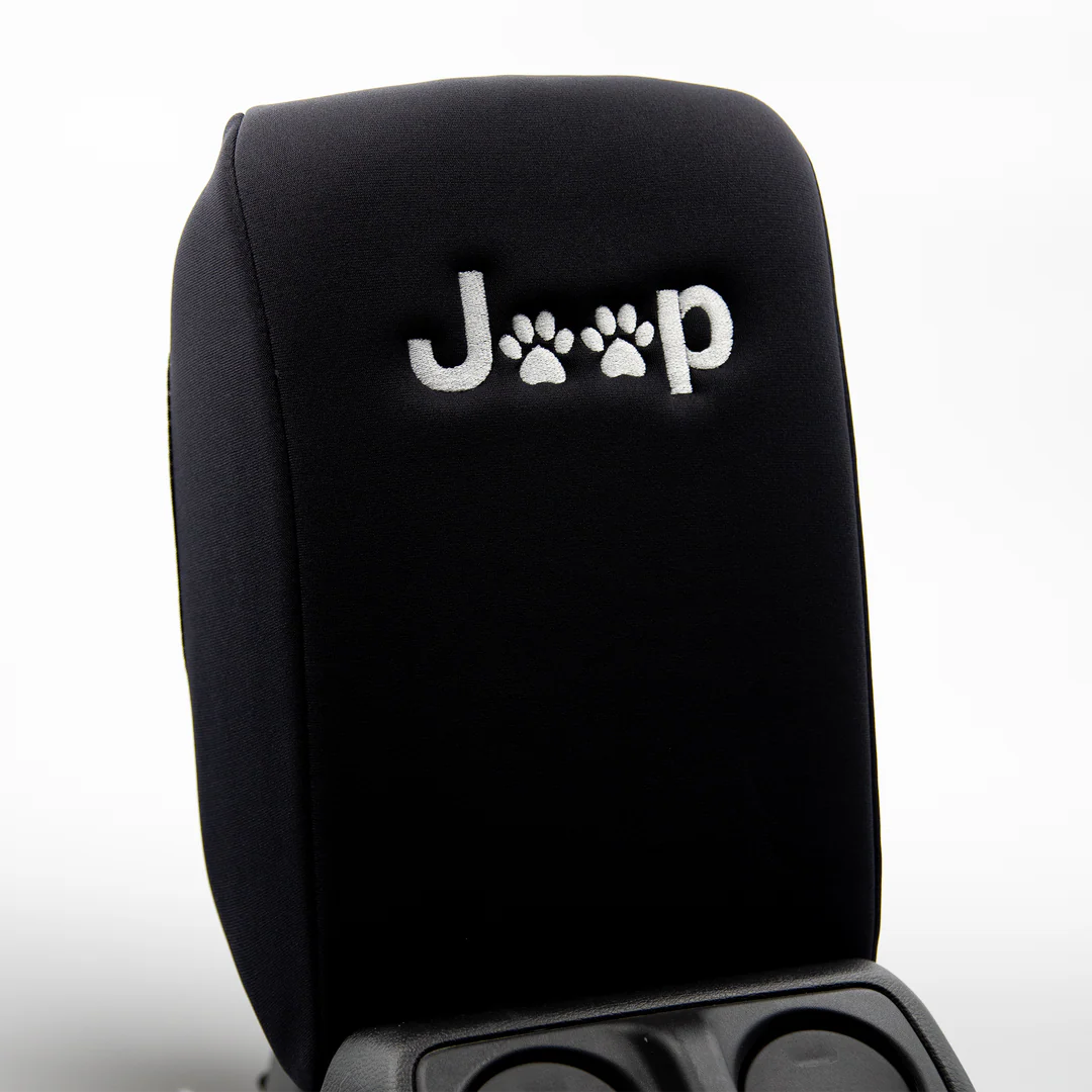 Distinction Applied Embroidered Center Console Armrest Cover "Paw Print"