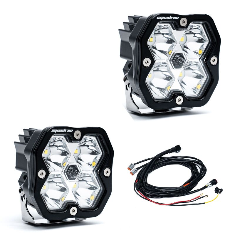 Baja Designs Squadron 2.0 Sport LED Spot Pair - Part Number 5578012