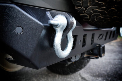 Crusher Rear Bumper w/ Light Mounts w/Spare Tire Cutout for Jeep JL