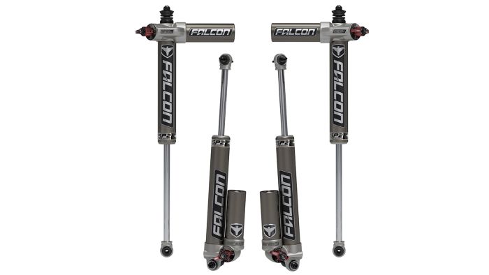 TeraFlex Suspension Falcon SP2 3.3 Fast Adjust Piggyback Shock Kit for JK 4-Door, 5–6-Inch Lift