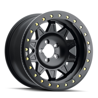 Dirty Life 9302 Roadkill 17x9 Beadlock Wheel, 5x127 Bolt Pattern, -38mm Offset, Matte Black