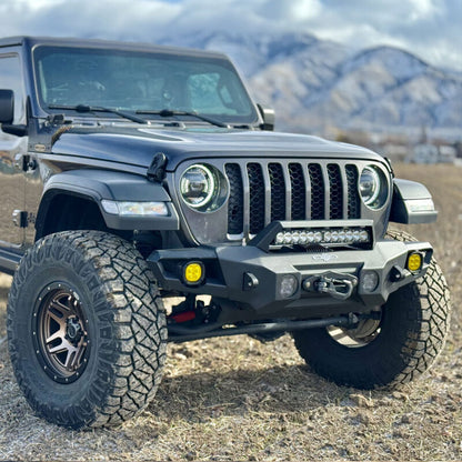 Rock Slide Engineering BPS-1000 Mid Front and Full Rear Bumper Combo for 2018-2025 Jeep Wrangler JL