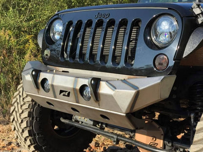 Hammer Front Bumper W/Fog Mount for Jeep JK / JKU
