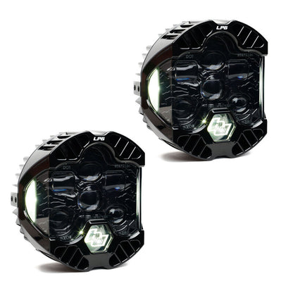 Baja Designs DOT LP6 LED Auxiliary Light Pod with Clear DRL, Pair - Part Number 187801