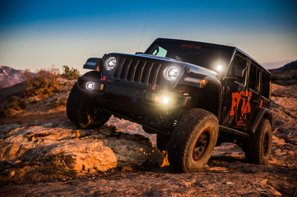 FOX Performance Series Front Reservoir Shocks for 2018–2019 Jeep Wrangler, 3.5–4-Inch Lift, Part Number 885-24-185
