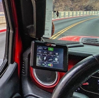 A-Pillar Ball Mount Solution for 2018 - 2023 Jeep Wrangler JL + 2020-2023 Jeep Gladiator