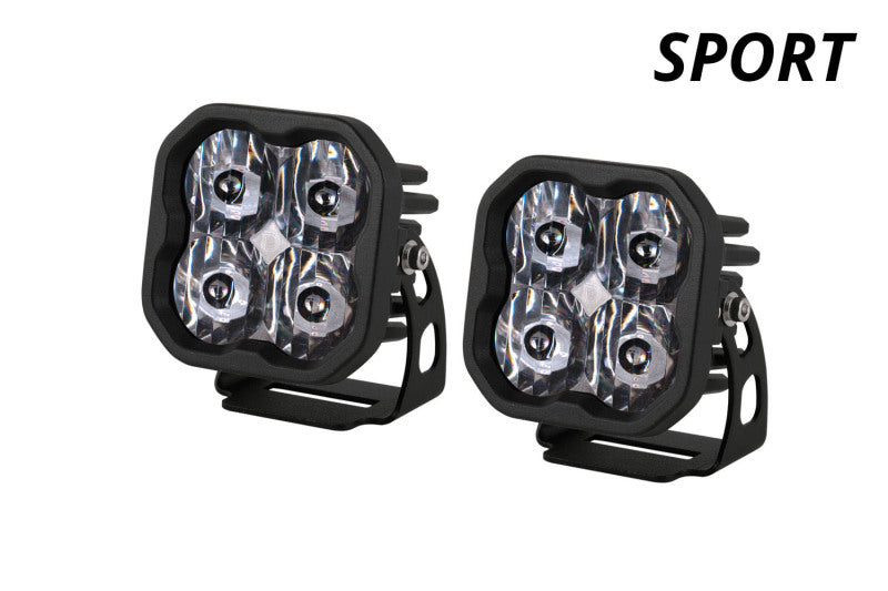 Diode Dynamics SS3 Sport ABL White Combo LED Pods, Pair — DD6865P