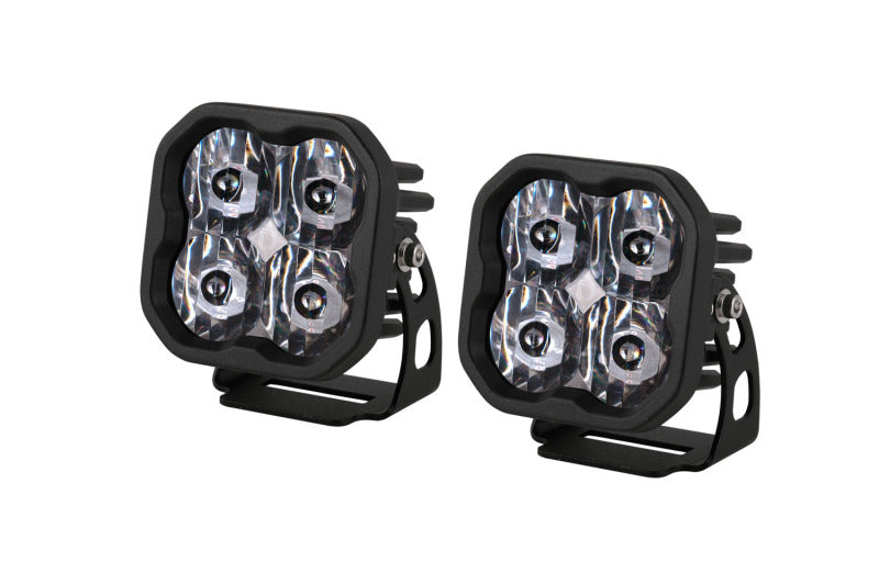 Diode Dynamics SS3 Pro ABL White SAE Driving LED Pods, Standard Beam, Pair - DD6874P