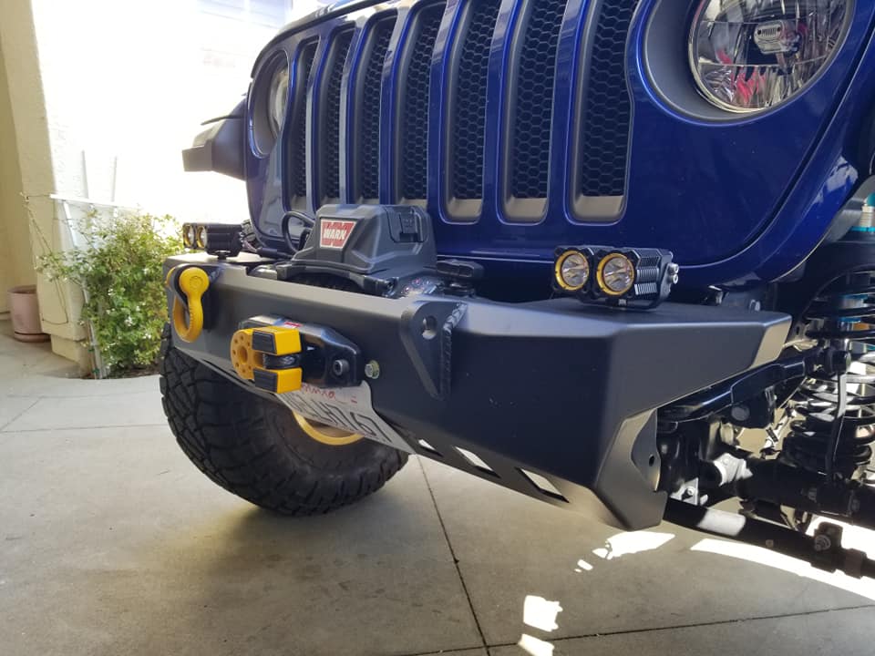 Crusher Front Bumper for Jeep JL and JT Gladiator
