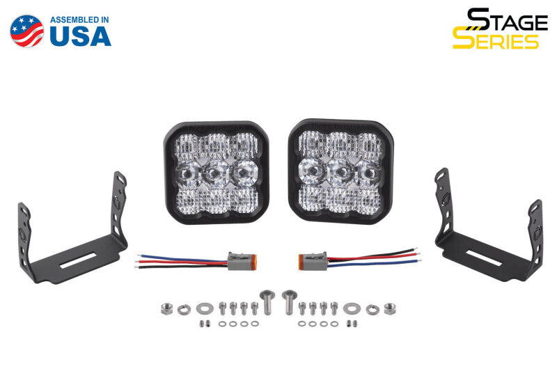 Diode Dynamics SS5 LED Pod Pro White Combo Pair DD6775P