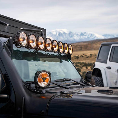 KC HiLiTES Gravity Titan 6-Inch LED Lights, Pair Pack, Wide-40 Beam, Part 91403