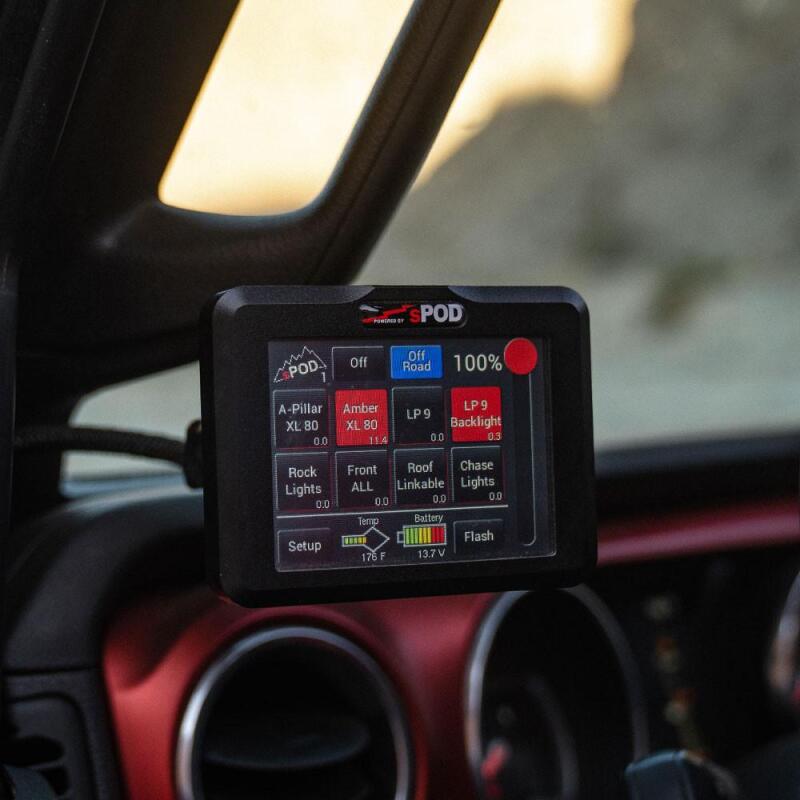 SPOD BantamX Touchscreen for Jeep JL/JT – Part Number 870040