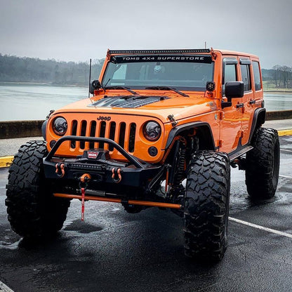 Crusher Front Fender 2" Flare for Jeep JK / JKU - Aluminum