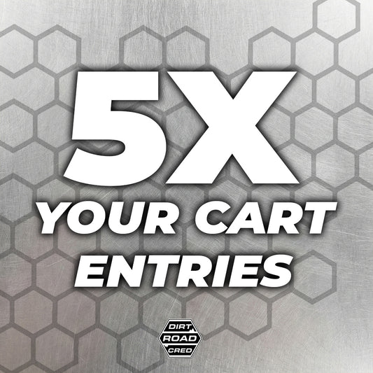 5X Your Cart Entries *Please only add one multiplier to cart*