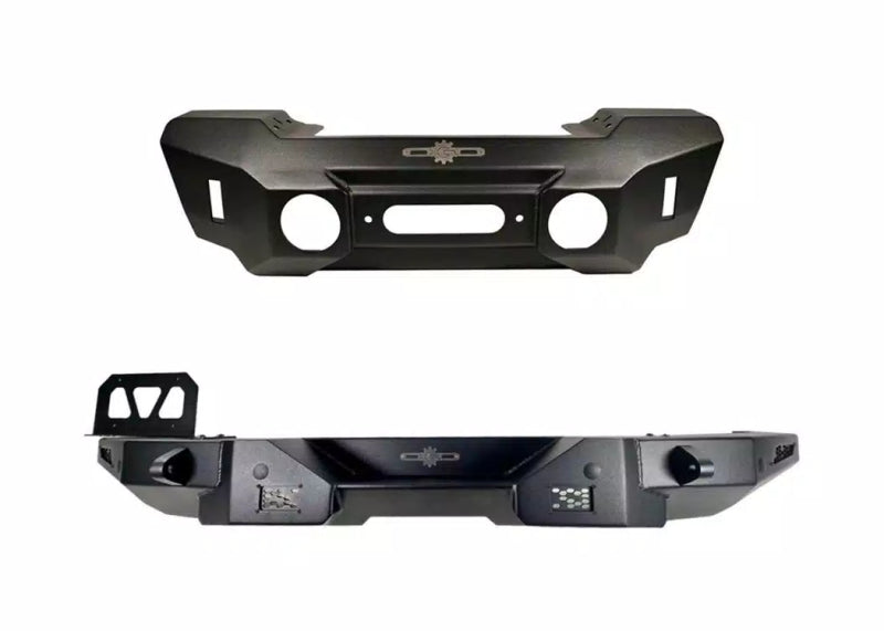 Rock Slide Engineering BPS-1010 Shorty Front and Full Rear Bumper Combo for 2018-2025 Jeep Wrangler JL 2-4 Door