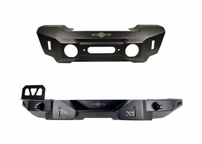 Rock Slide Engineering BPS-1010 Shorty Front and Full Rear Bumper Combo for 2018-2025 Jeep Wrangler JL 2-4 Door