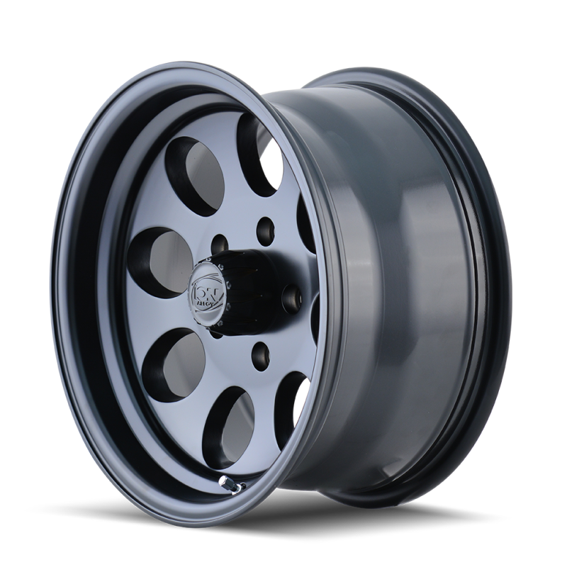 ION Wheels 171 Series 17x9 Matte Black Cast Wheel, 5x127 Bolt Pattern, -12mm Offset
