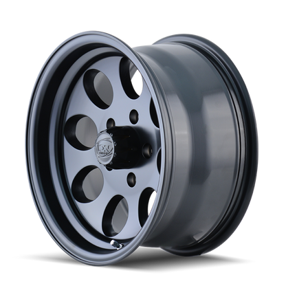 ION Wheels 171 Series 17x9 Matte Black Cast Wheel, 5x127 Bolt Pattern, -12mm Offset