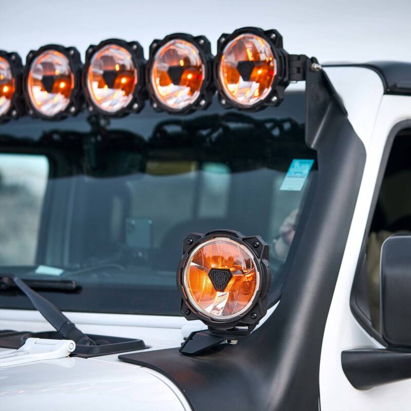KC HiLiTES Gravity Titan 6-Inch LED Lights, Pair Pack, Wide-40 Beam, Part 91403