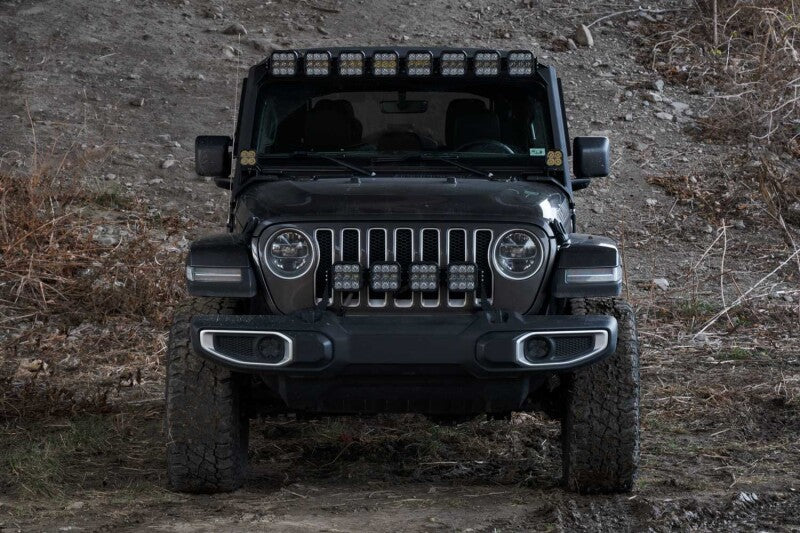 Diode Dynamics DD6821 Jeep JL Wrangler SS5 Sport CrossLink Windshield White Combo Lightbar Kit