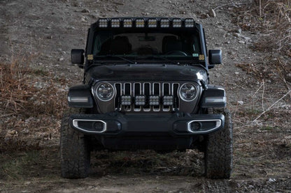 Diode Dynamics DD6821 Jeep JL Wrangler SS5 Sport CrossLink Windshield White Combo Lightbar Kit