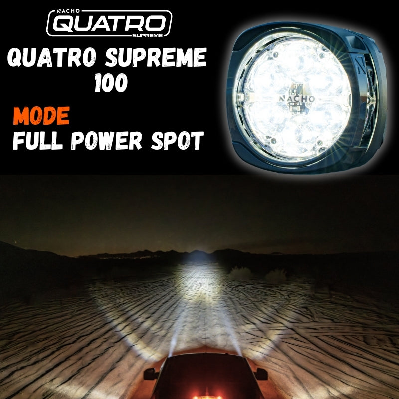 Nacho Offroad Technology Quatro Supreme 100 4-Inch Off-Road Light PM415