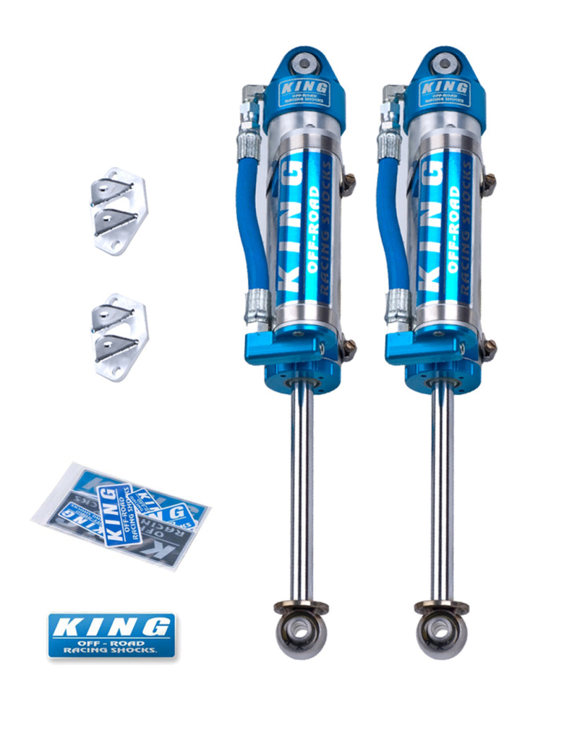 King Shocks 25001-181 Rear 2.5-Inch Piggyback Reservoir Shocks for 2007-2018 Jeep Wrangler JK, 0-2-Inch Lift