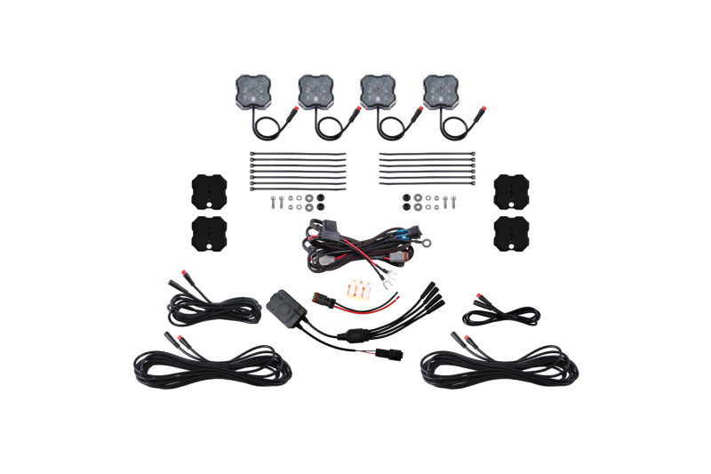Diode Dynamics DD7741C RGBW Rock Light Installer Magnet Mount Kit with Controller