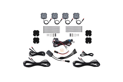 Diode Dynamics DD7741C RGBW Rock Light Installer Magnet Mount Kit with Controller