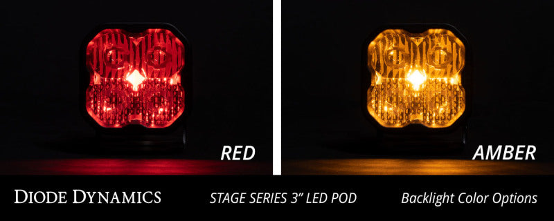 Diode Dynamics SS3 Sport ABL White Combo LED Pods, Pair — DD6865P