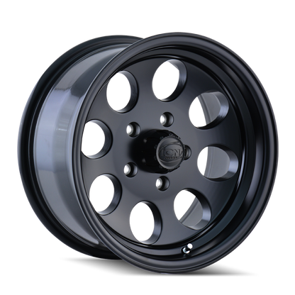ION Wheels 171 Series 17x9 Matte Black Cast Wheel, 5x127 Bolt Pattern, -12mm Offset