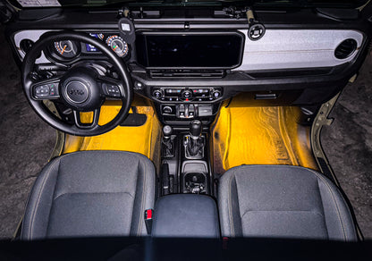 Dirt Road Cred Products LLC Front Jeep Wrangler & Gladiator High Power Floor Light Kit