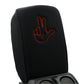 Distinction Applied Embroidered Armrest Center Console Cover "Peace Wave"