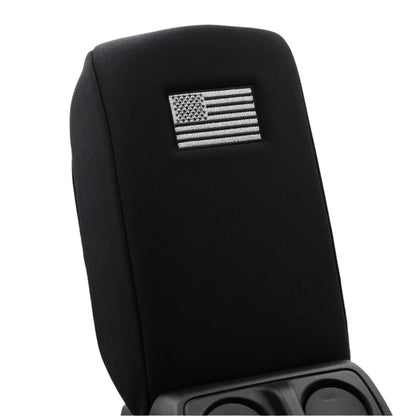 Distinction Applied Embroidered Center Console Armrest Cover "American Flag"